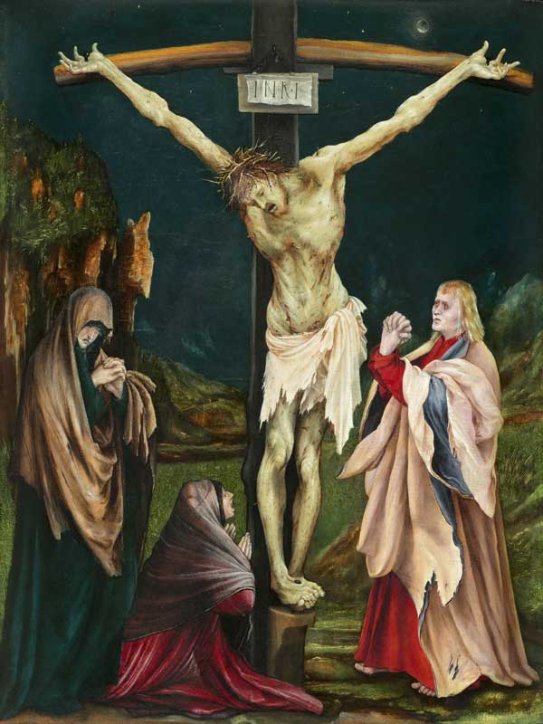 Small Crucifixion , Gr??newald à Mathias (Mathis Gothart) Grünewald