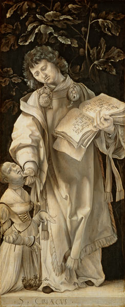 Saint Cyriakus. à Mathias (Mathis Gothart) Grünewald