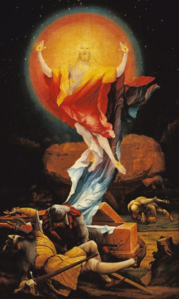 la résurrection du Christ - aile intérieure droite d'autel d'Isenheim