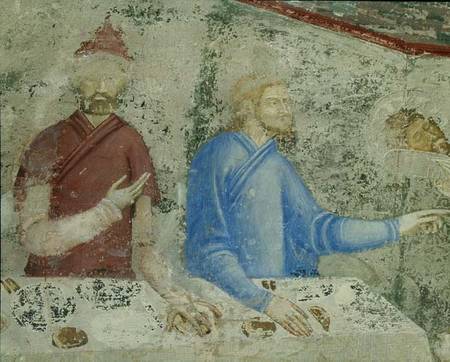 The Feast of Herod, detail from the chapel of St. Jean à Matteo Giovanetti