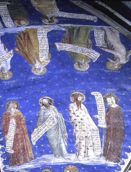 The Prophets Job, Isaiah, Jeremiah, Solomon, Moses, Ezekiel, David and Enoch from La Salle de la Gra à Matteo Giovanetti