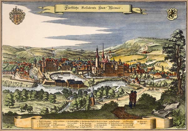 Weimar à Matthäus Merian l'Ancien