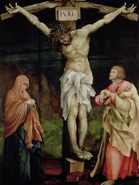 La crucifixion à Matthias Grunewald