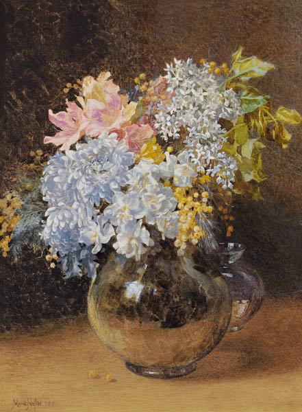 Spring Flowers in a Vase à Maud Naftel