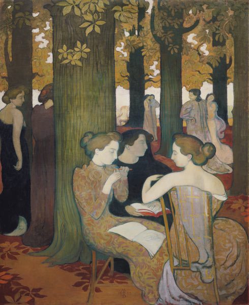 les muses (ou : Dans le parc) à Maurice Denis