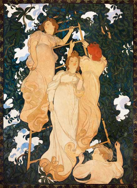 Ladder in the leaves  à Maurice Denis
