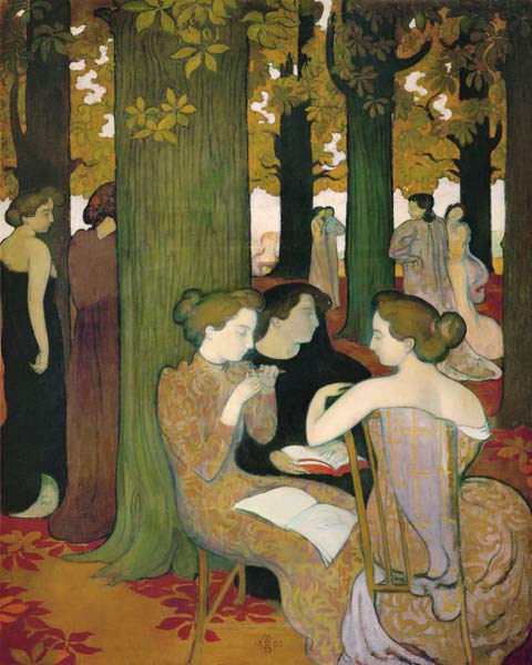 Les Muses, dit aussi parfois : Dans le parc à Maurice Denis