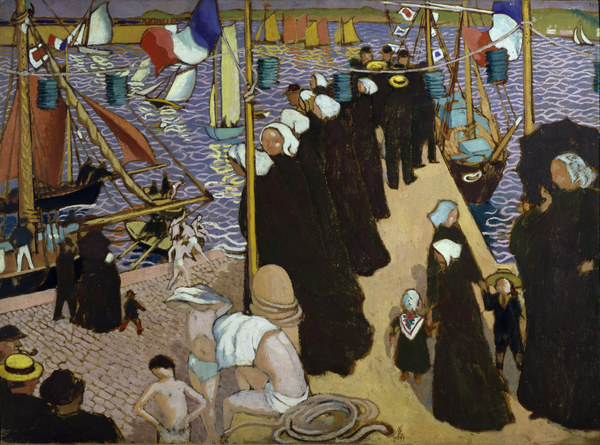 Regatta in Perros-Guirec  à Maurice Denis