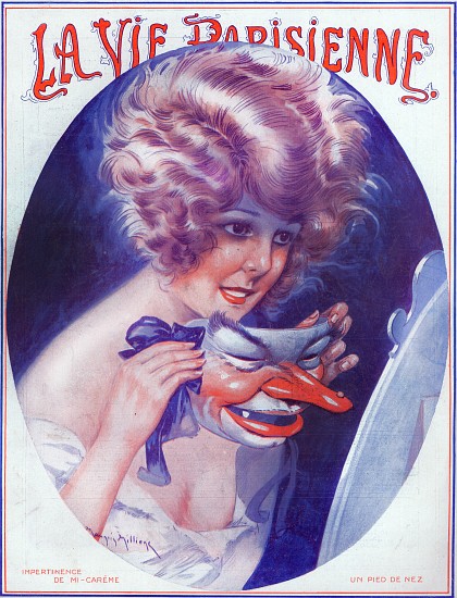 Cover of La Vie Parisienne, 18th March à Maurice Milliere