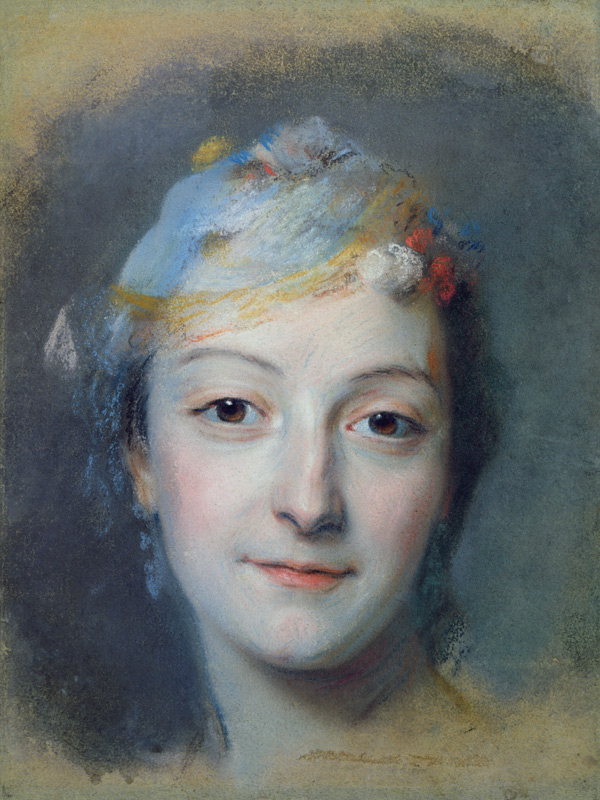 Portrait of Marie Fel (1713-78) à Maurice Quentin de La Tour