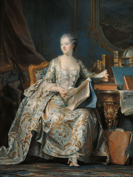 Madame Pompadour à Maurice Quentin de La Tour