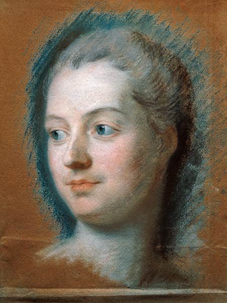 Portrait of Madame de Pompadour (1721-64) à Maurice Quentin de La Tour