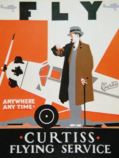 American aviation poster à Maurice Randall