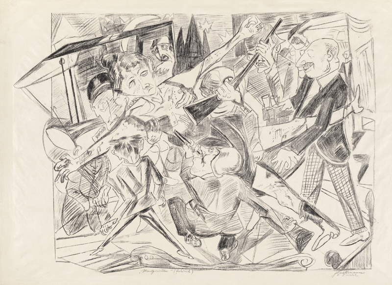 The Martyrdom à Max Beckmann