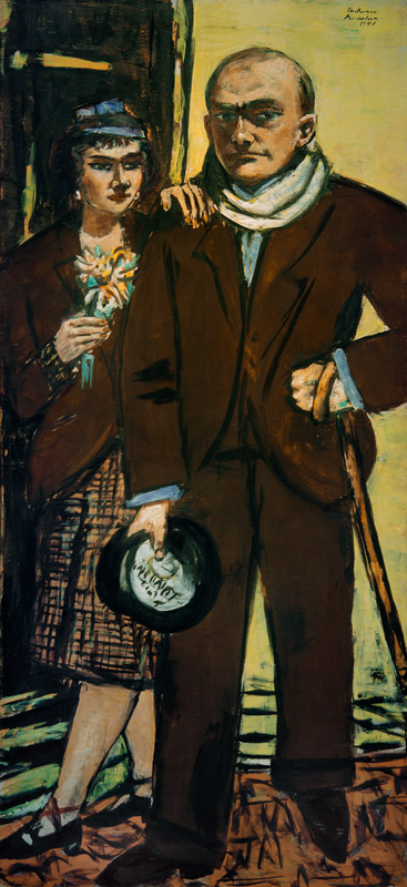 Double Portrait, Max Beckmann and Quappi à Max Beckmann