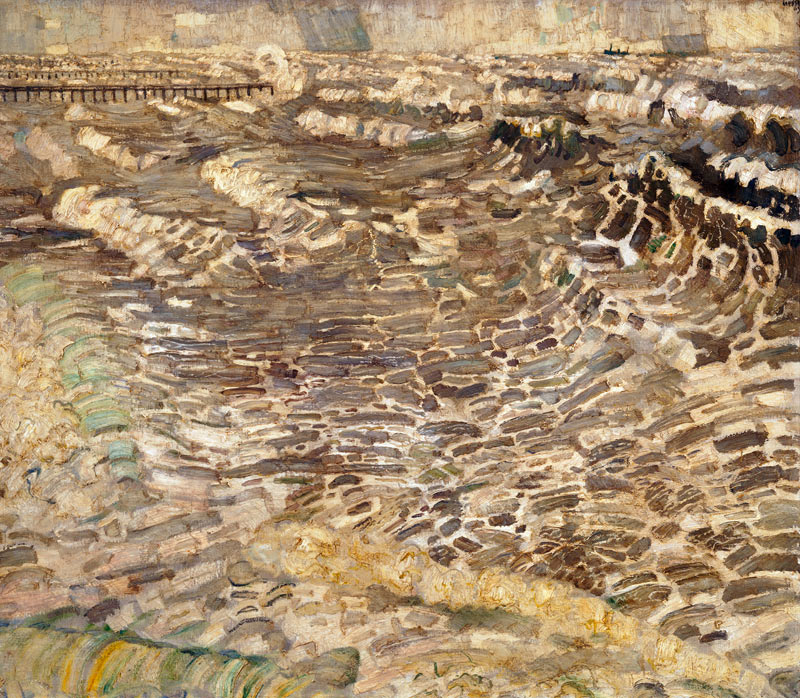 Große graue Wellen. 1905. à Max Beckmann
