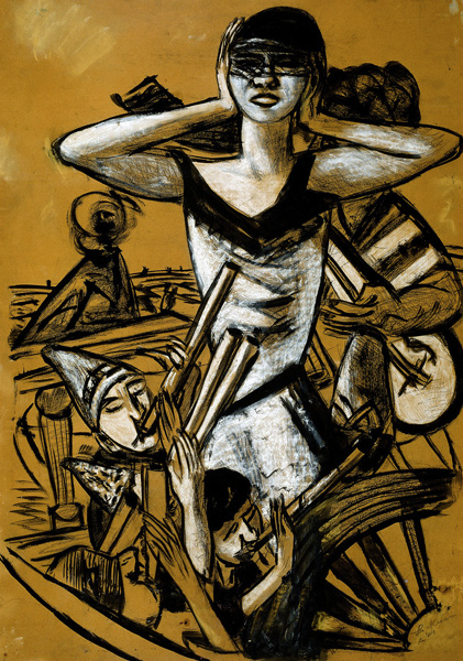 Carnival in Naples à Max Beckmann