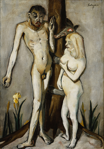 Adam and Eve. 1917 à Max Beckmann