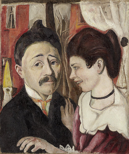 Portait of the married couple Carl. 1918 à Max Beckmann