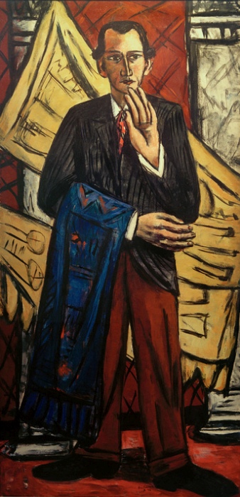 Bildnis eines Teppichhändlers à Max Beckmann