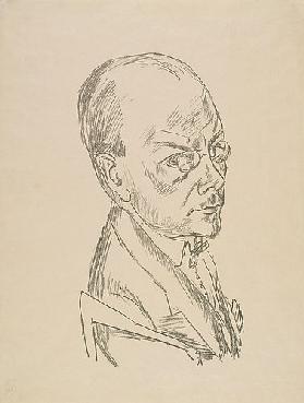 Portrait of Georg Swarzenski. 1921