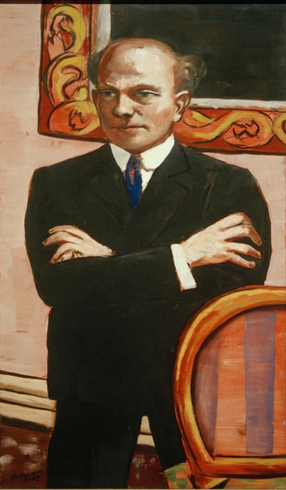 Portrait Gottlieb Friedrich Reber à Max Beckmann