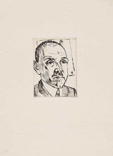 Bildnis Herr Loeb. 1922 (H 211 A.) à Max Beckmann
