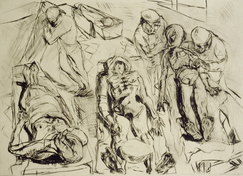 The Morgue. à Max Beckmann