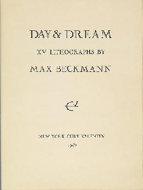 Day and Dream, Front Page.(Folder for Inv. Nr. SG 3160-SG 3174).