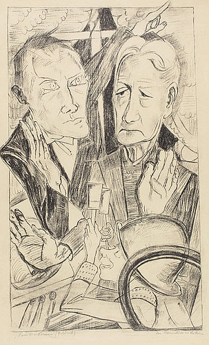 Die Familie (The Family), plate 11 of the series Die Hölle (Hell). à Max Beckmann