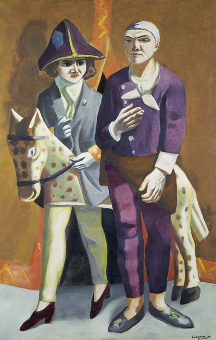 Doppelbildnis Karneval. 1925. à Max Beckmann
