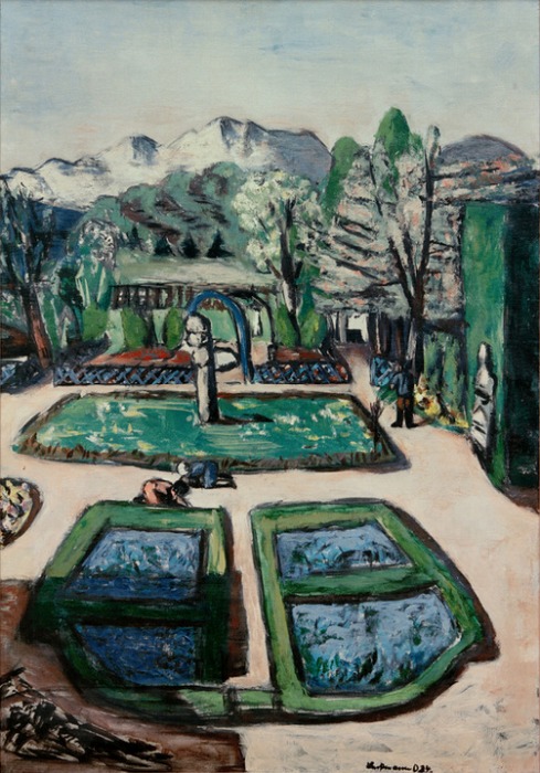 Garden Landscape in Spring à Max Beckmann