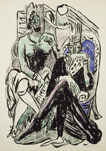 King an Demagoge from Day and Dream. 1946 à Max Beckmann