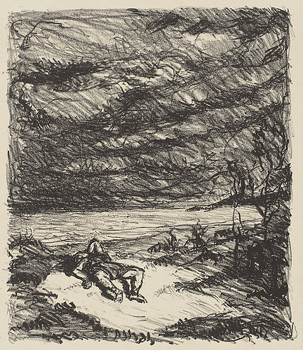 Orpheus am Meer I (Orpheus by the sea I). 1909 à Max Beckmann