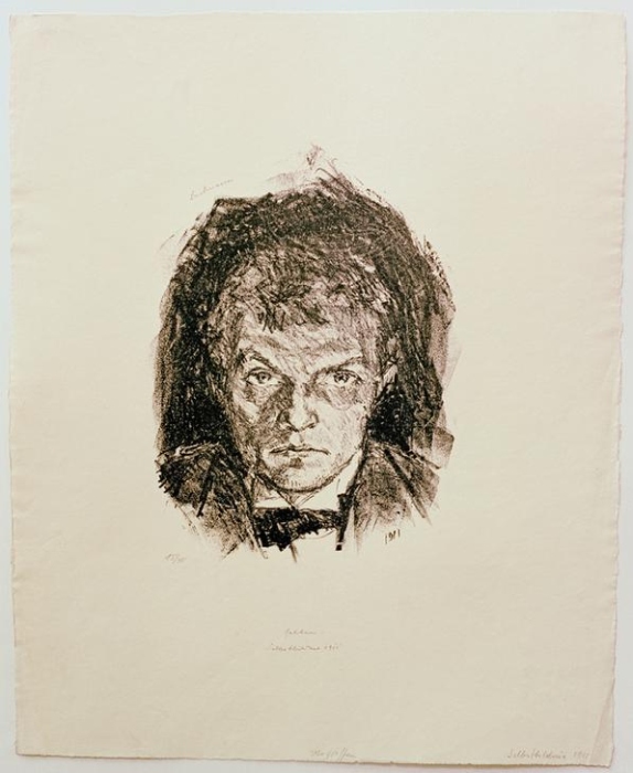Self-portrait à Max Beckmann