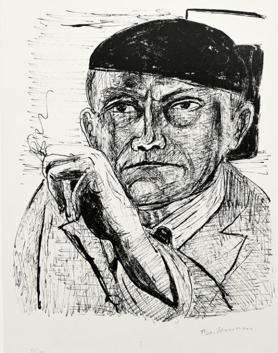 Self Portrait à Max Beckmann