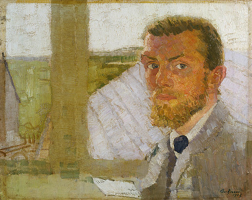 Self portrait. 1905 à Max Beckmann