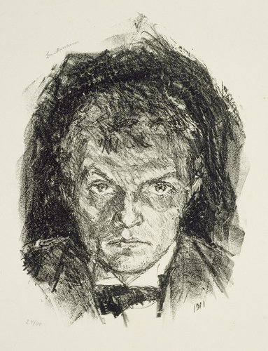 Selfportrait. 1911 à Max Beckmann