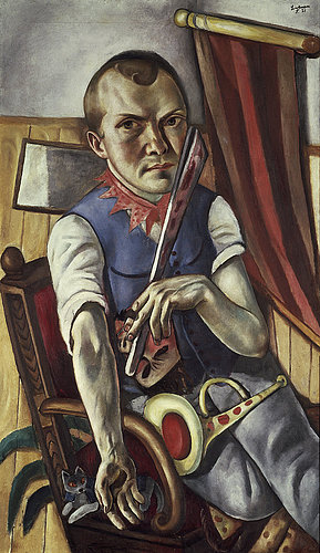 Self Portrait as Clown. 1921 à Max Beckmann