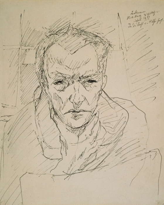 Self-Portrait à Max Beckmann