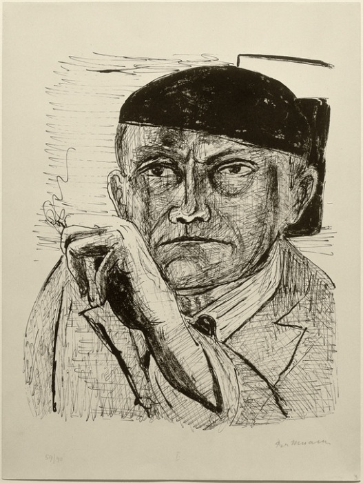 Self Portrait à Max Beckmann