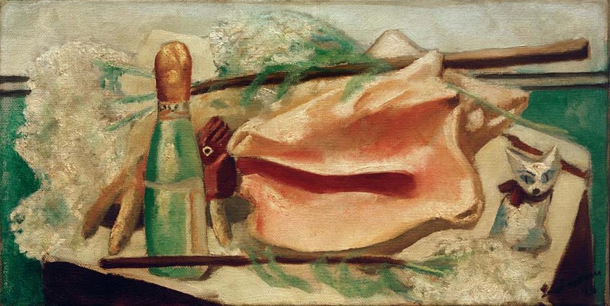 Stilleben mit rosa Muschel à Max Beckmann