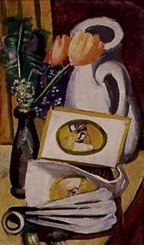 Stilleben mit Zigarrenkiste. 1926. à Max Beckmann