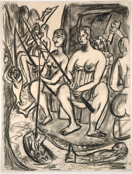 Women Fishing à Max Beckmann