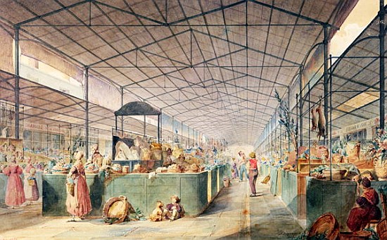Interior of Les Halles à Max Berthelin