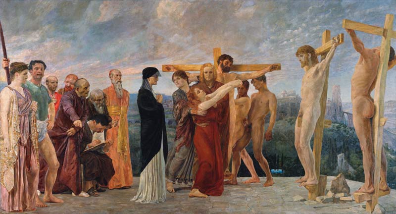la crucifixion du Christ à Max Klinger
