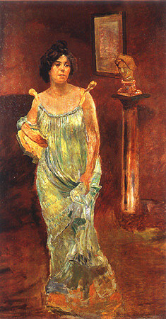 Portrait d'Elsa - Peinture à l'huile