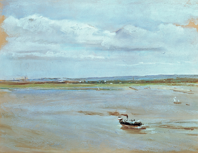 After the Rain, 1902 (pastel on paper) à Max Liebermann