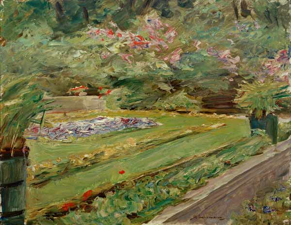 Blumenterrasse Wannsee à Max Liebermann