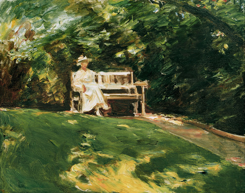 La banc de jardin à Max Liebermann